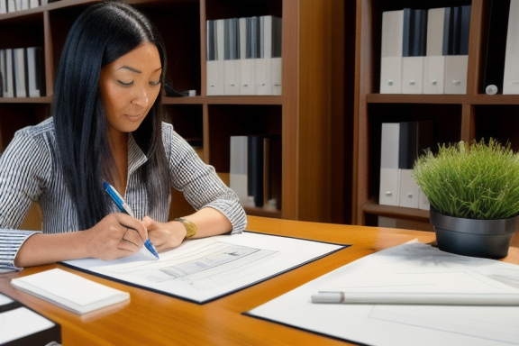 Designer registering a sustainable design