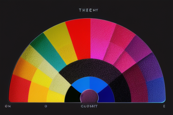 Palette of vibrant colors