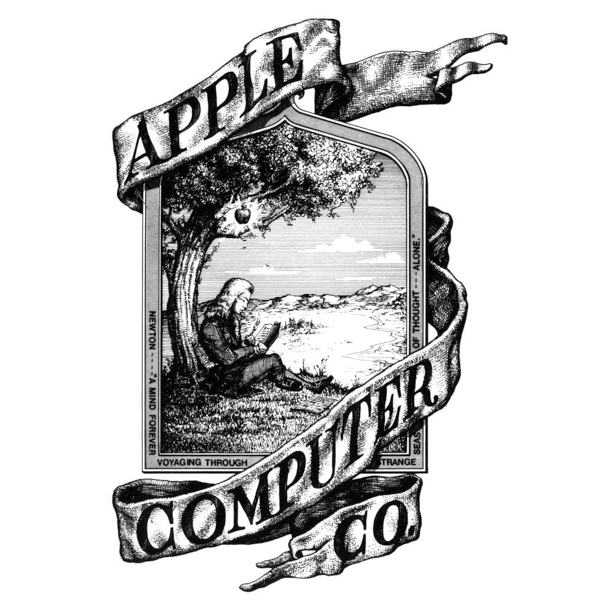 Primeiro logo da Apple