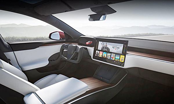 a Tesla também utiliza o design emocional em sua experiência de usuário. O painel de controle minimalista e intuitivo, combinado com a tecnologia avançada e recursos inovadores, cria uma experiência emocionante para os motoristas