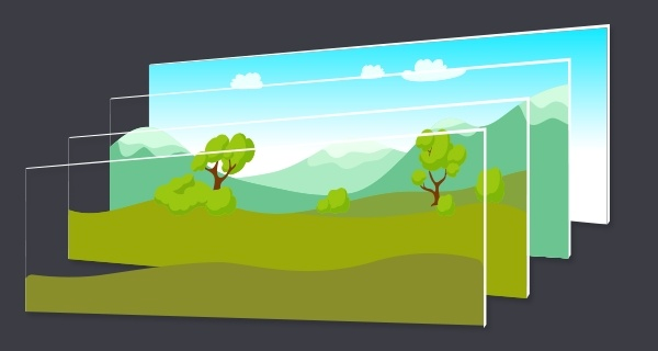 Camadas que se movem mais rapidamente podem criar uma sensação de proximidade e velocidade, enquanto camadas que se movem mais devagar podem criar uma sensação de distância e tranquilidade. Experimente diferentes velocidades para encontrar o equilíbrio certo que se ajuste ao seu design e crie a atmosfera desejada.